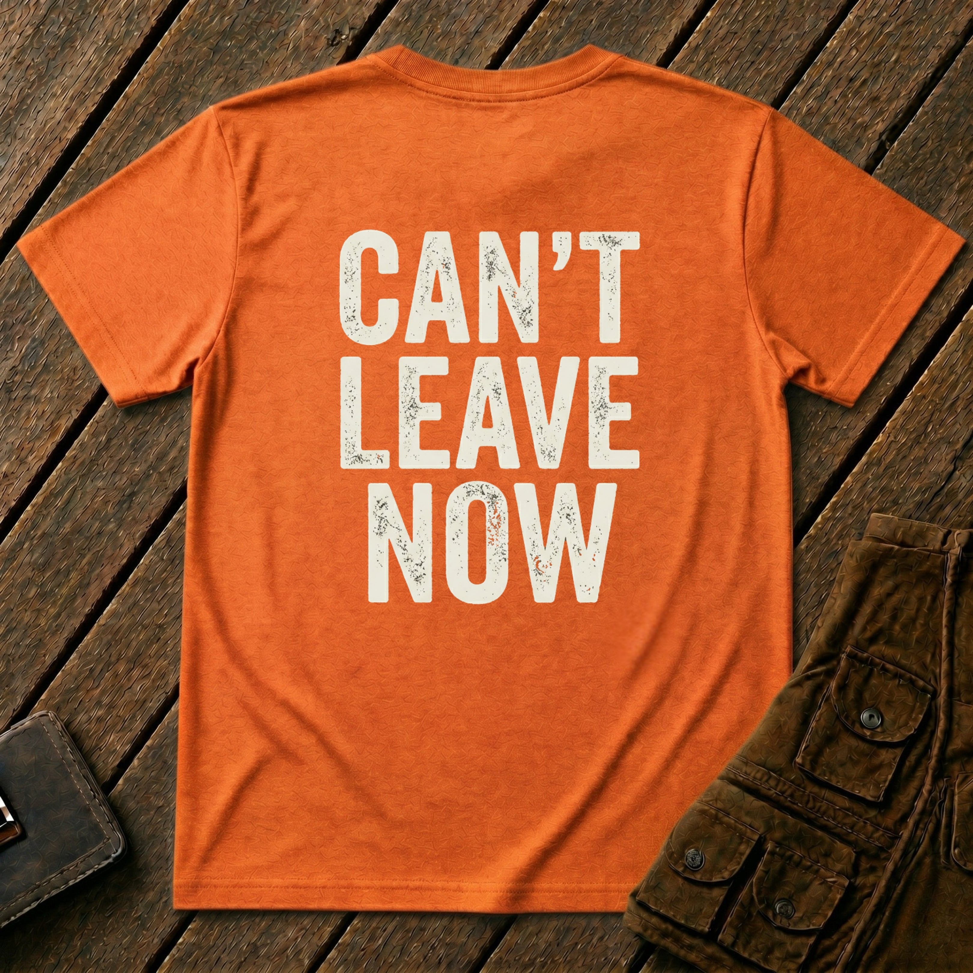 Can't Leave Now Back Design