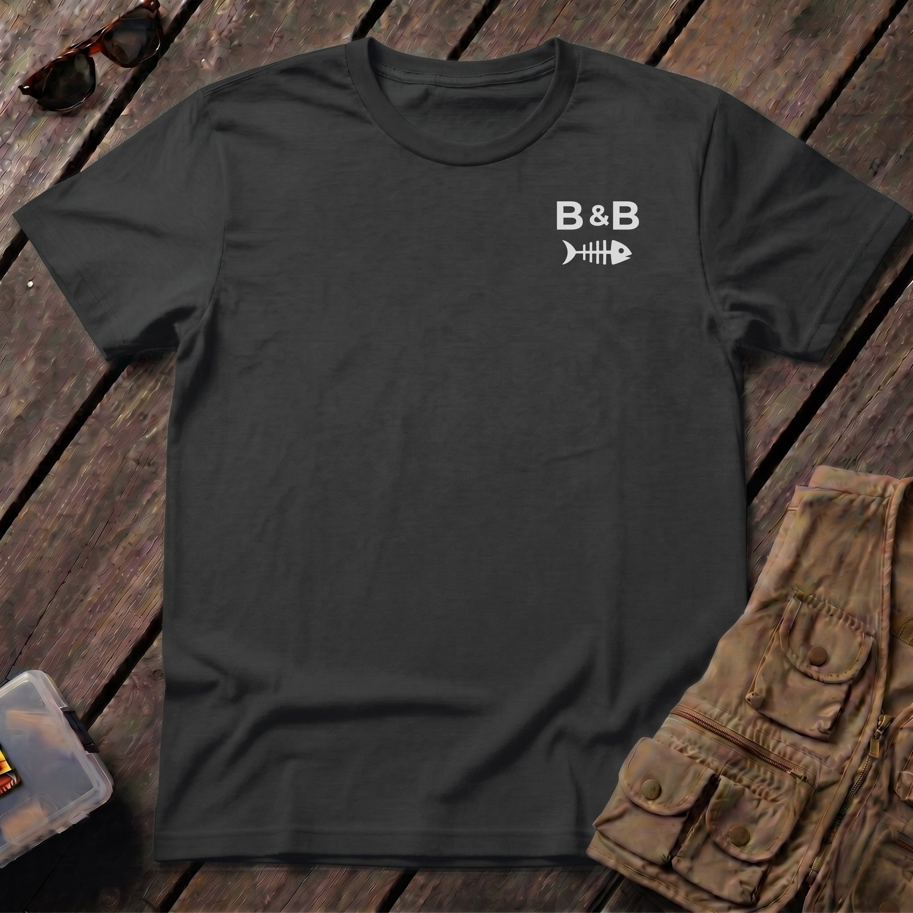 🐟1717 Redfish Fishing Shirt Back Design