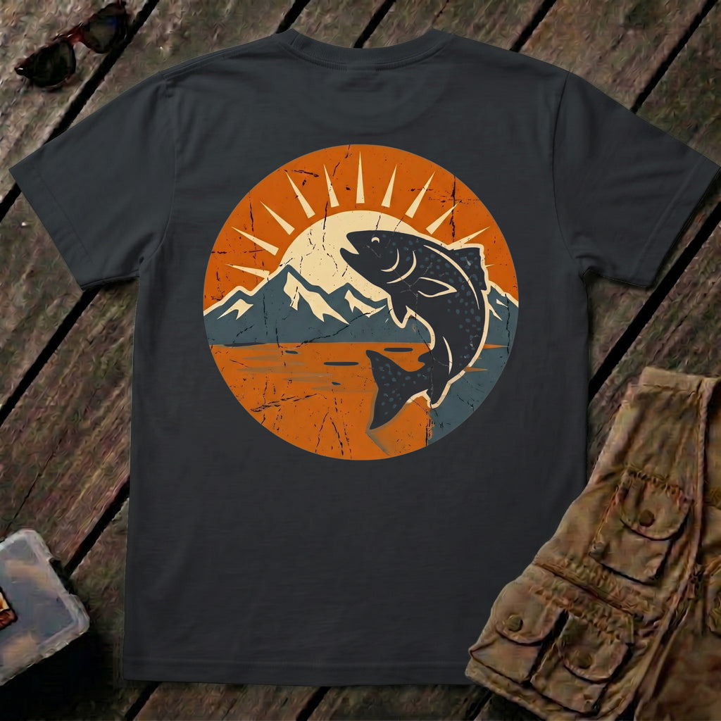 🐟Speckled Trout Mountain Morning Back Design