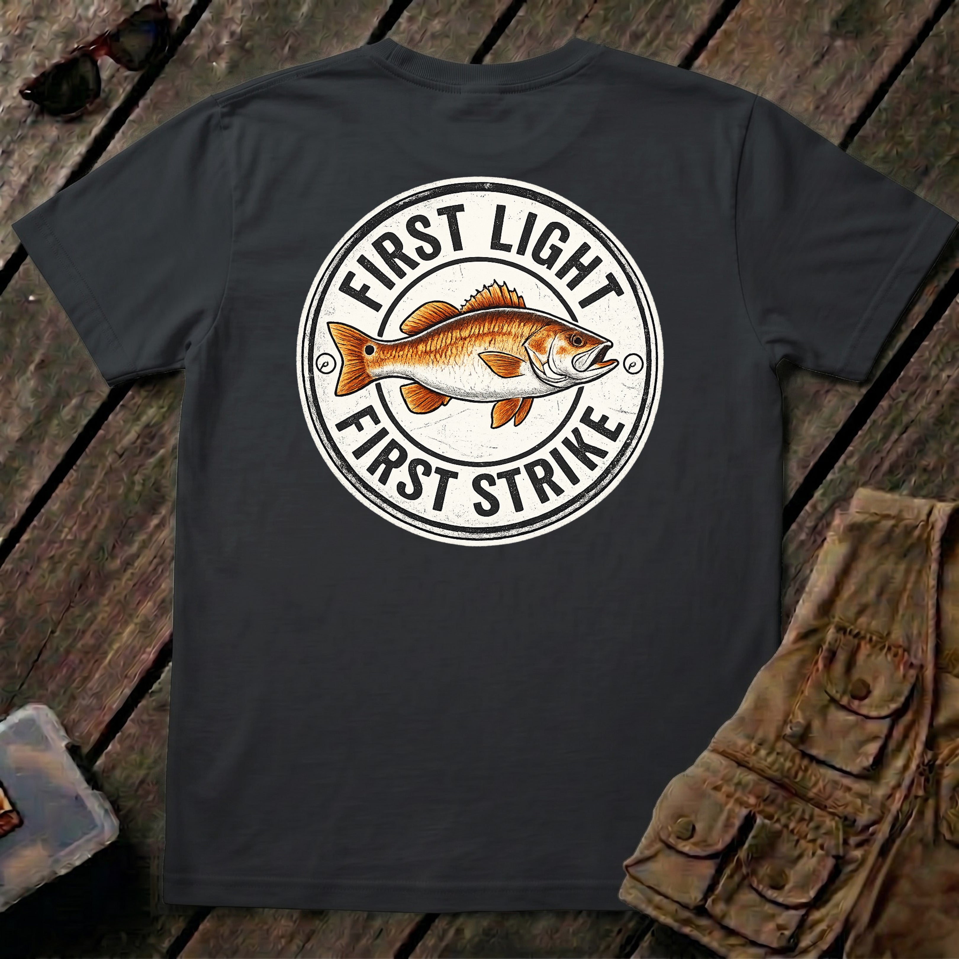 🐟First Light First Strike Badge  Back3