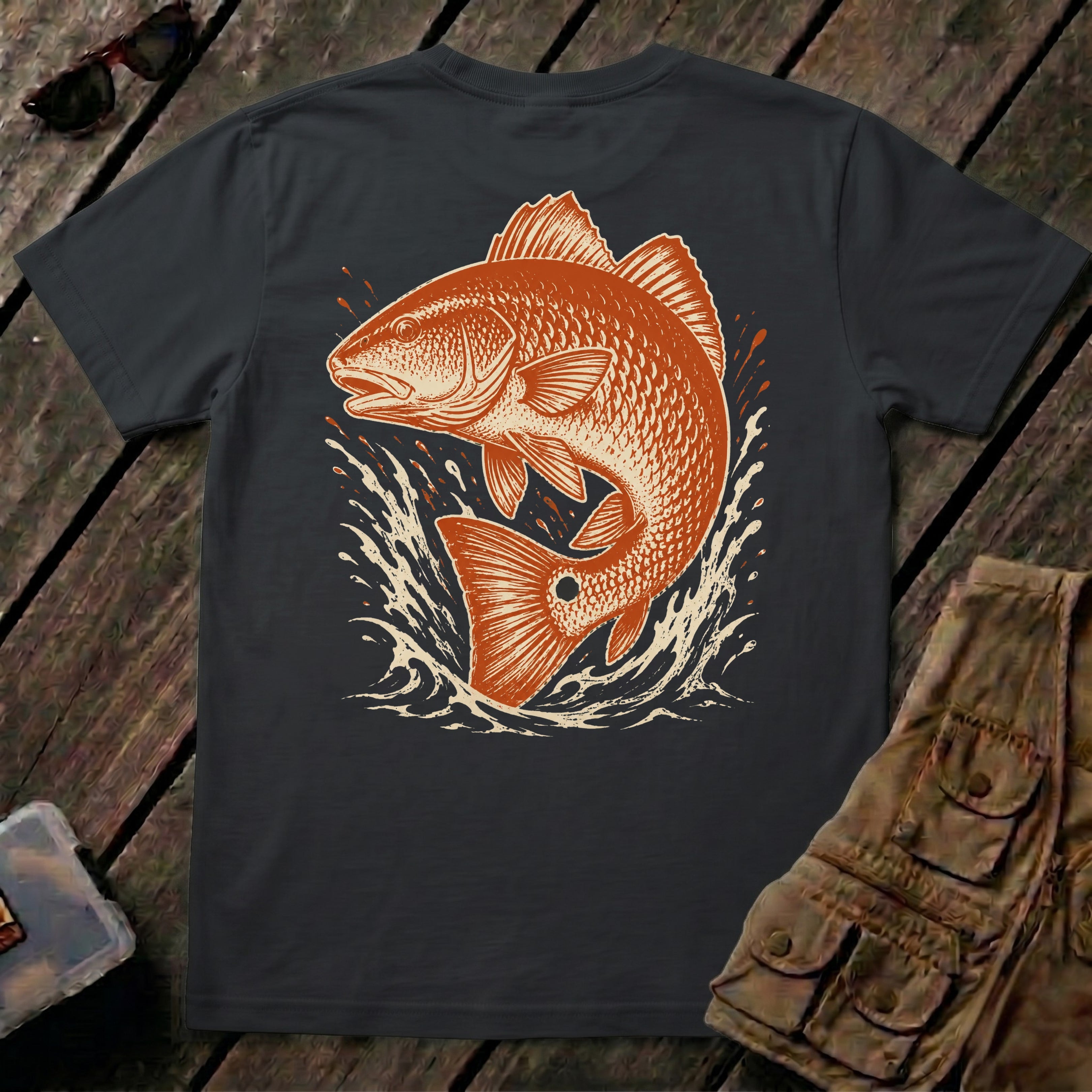 🐟Redfish Twist Left  Back Design