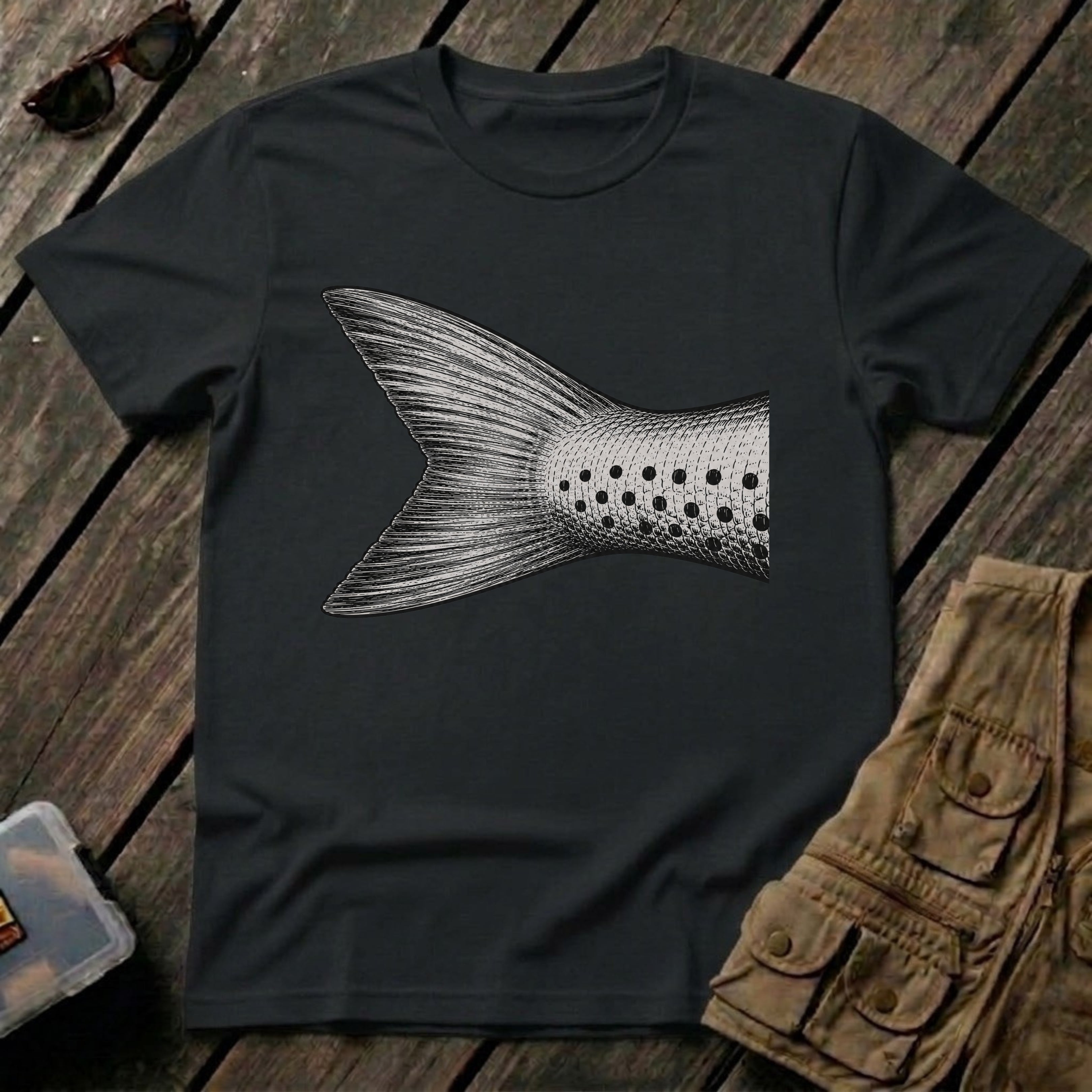 Speckled Trout Tail Horizontal