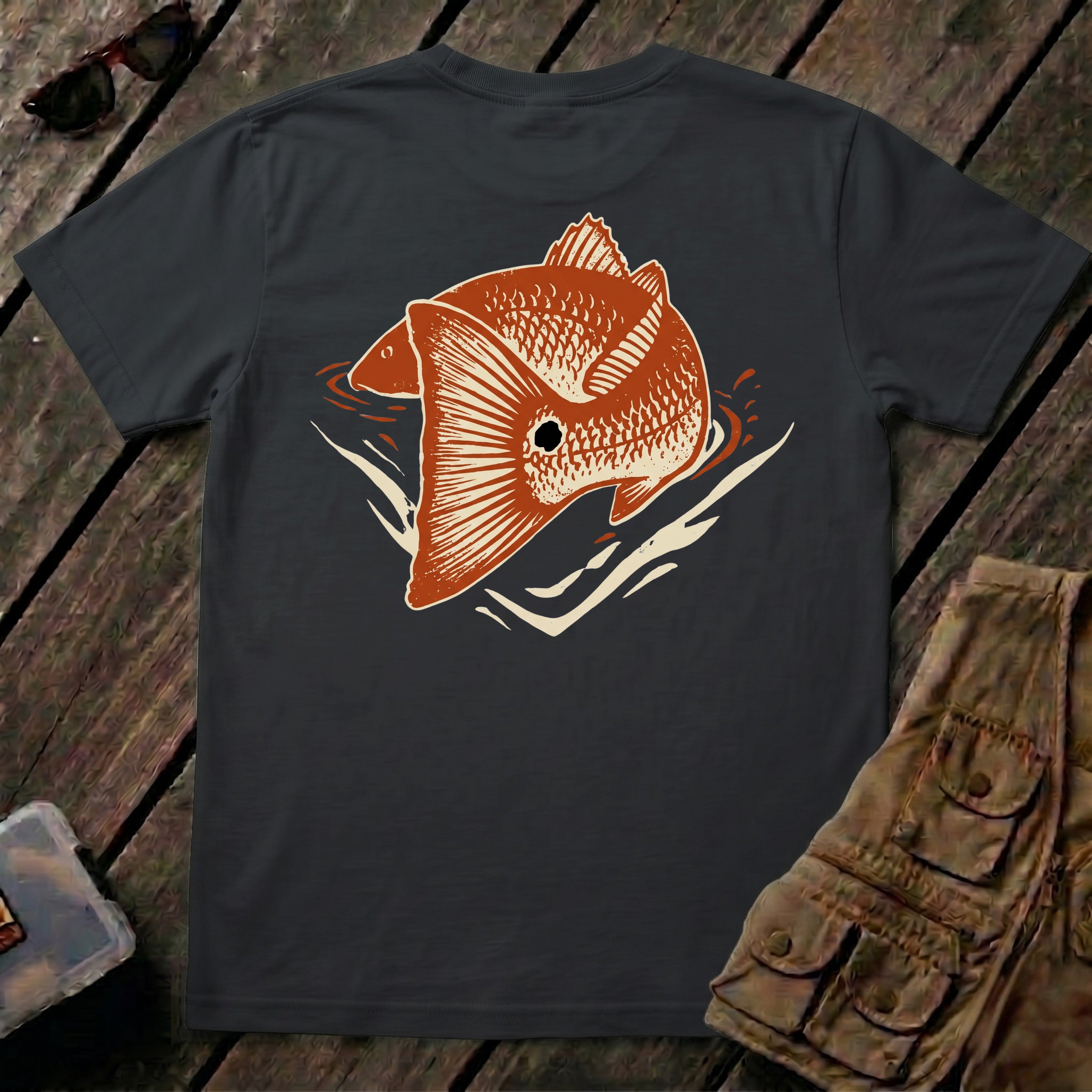 Redfish Tailing Back Design