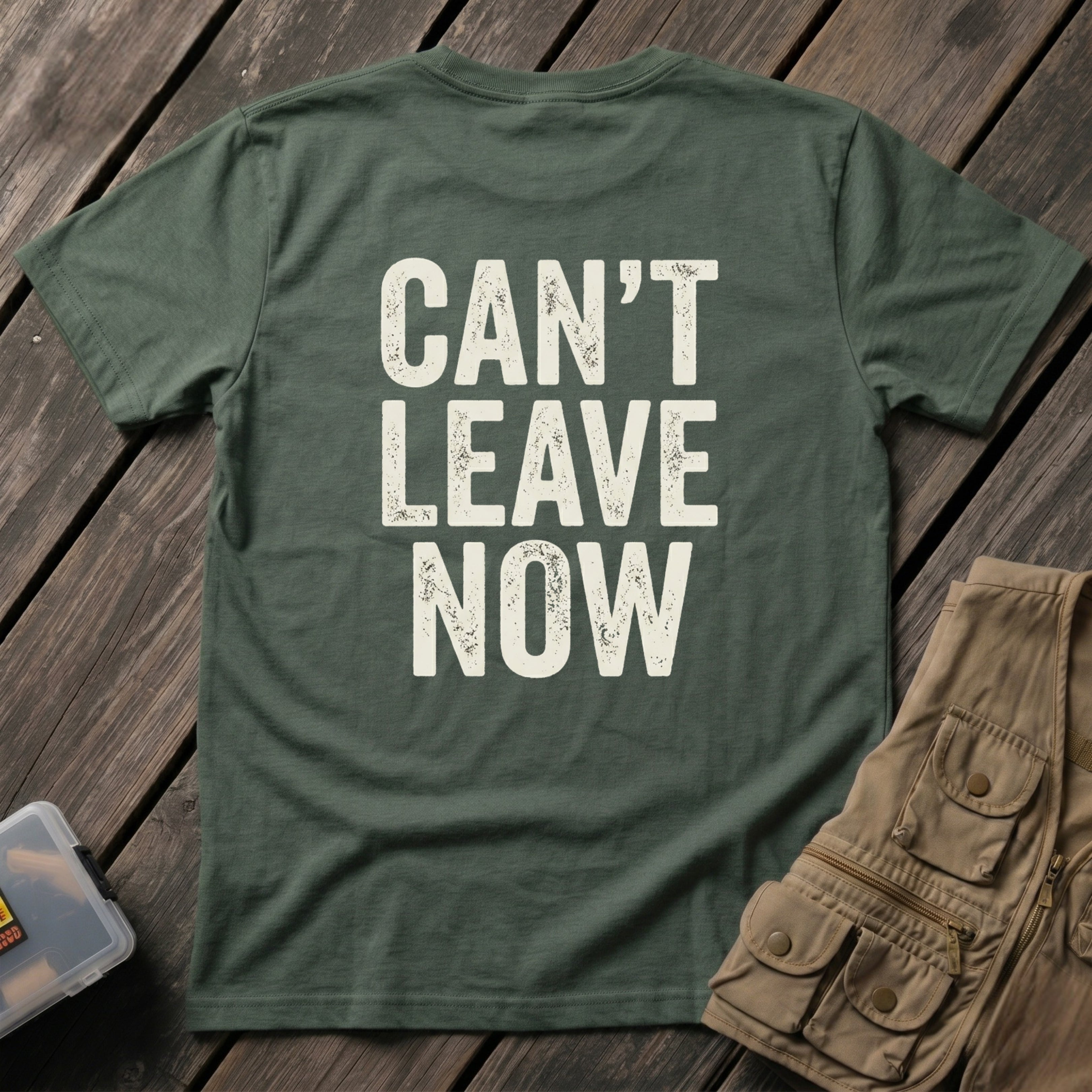Can't Leave Now Back Design