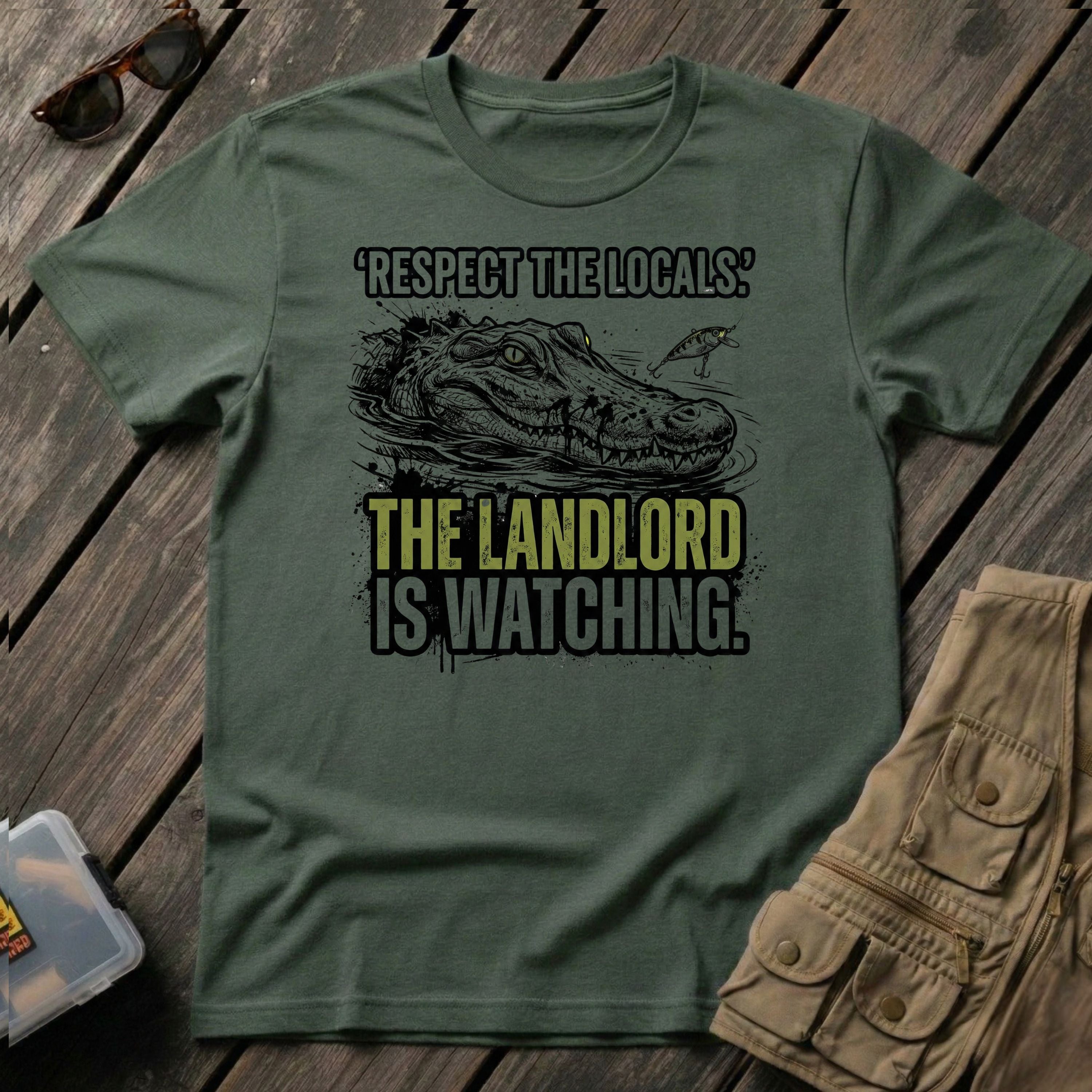 Respect The Locals The Landlord is Watching