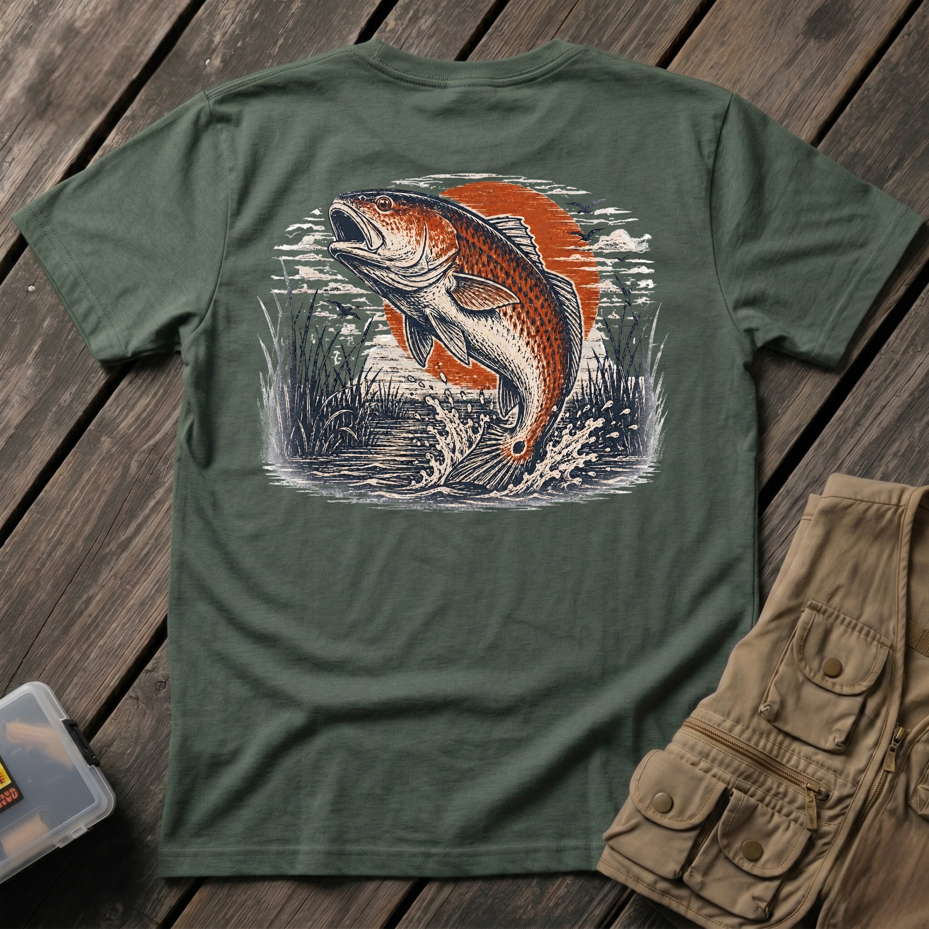 🐟Twisted Red BACK Design