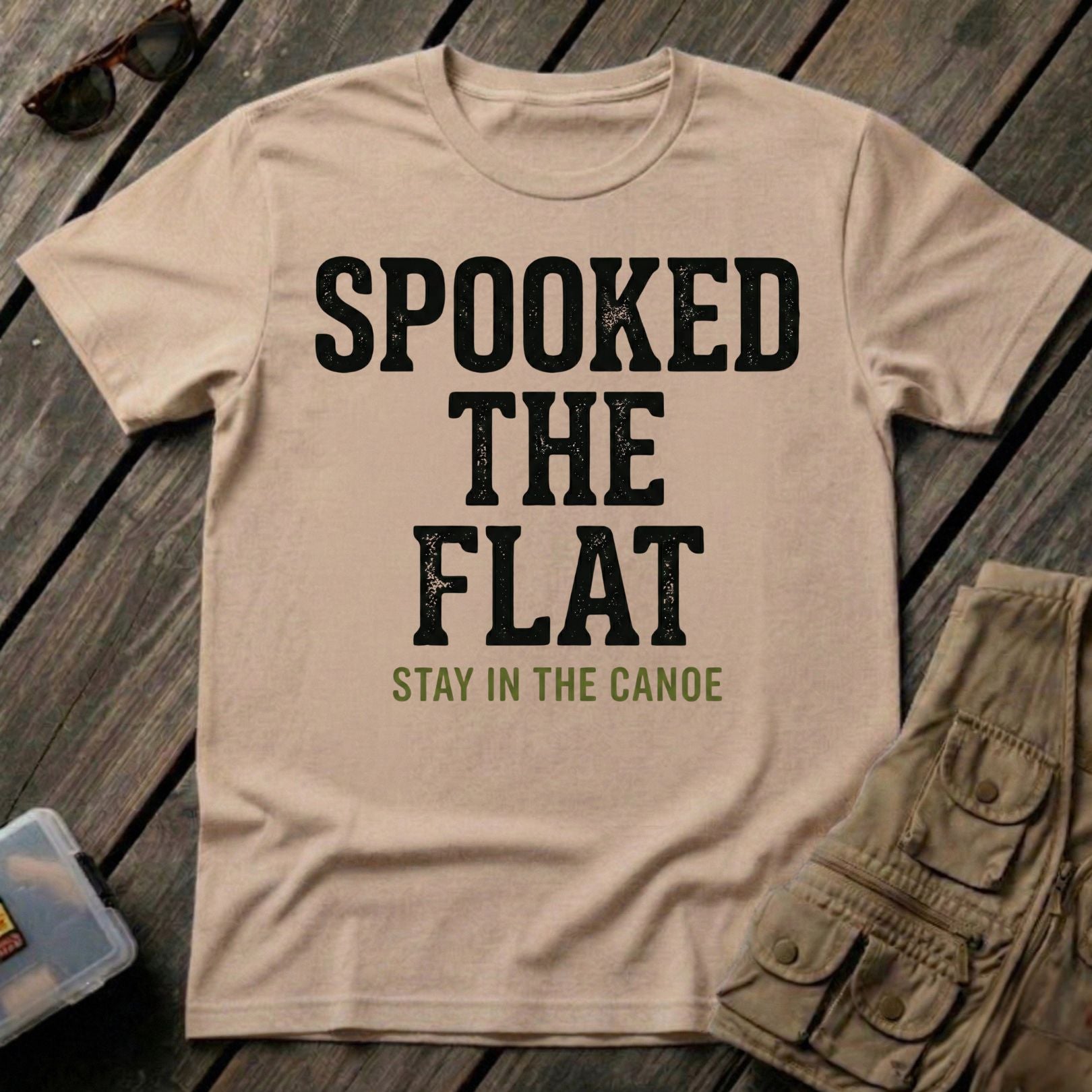 Spooked The Flat Stay In The Canoe