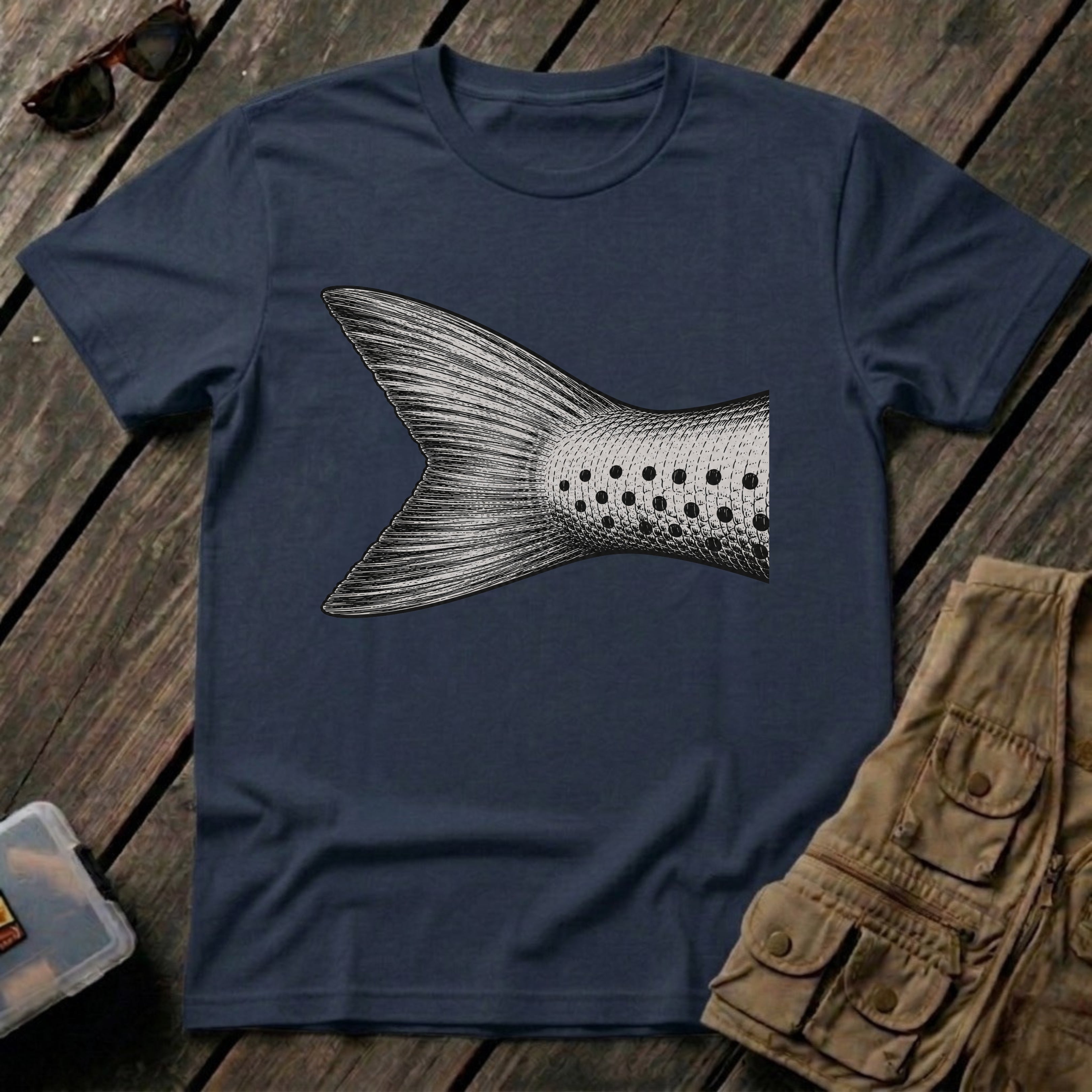 Speckled Trout Tail Horizontal