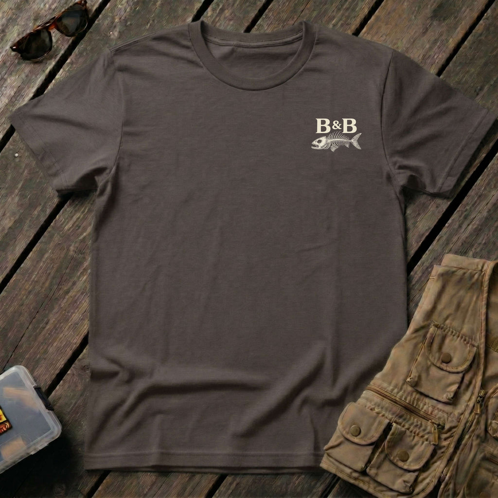 🐟Texas Trio Flounder Shirt Back Design