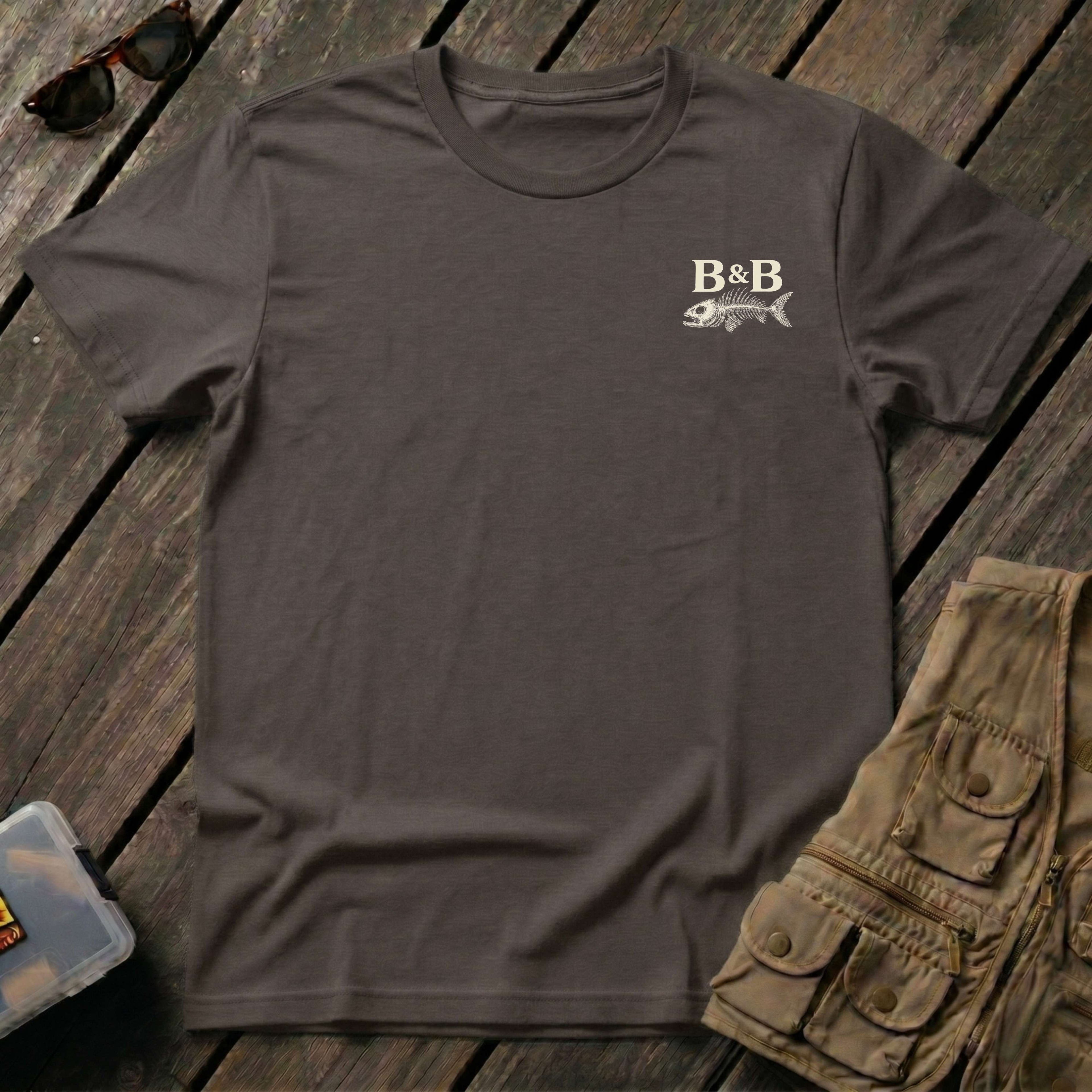 🐟Texas Trio Flounder Shirt Back Design
