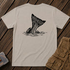 🐟Redfish Tailing Black & White Back Design