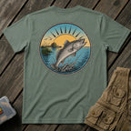 🐟Trout in Morning Sun Aqua_Back Design