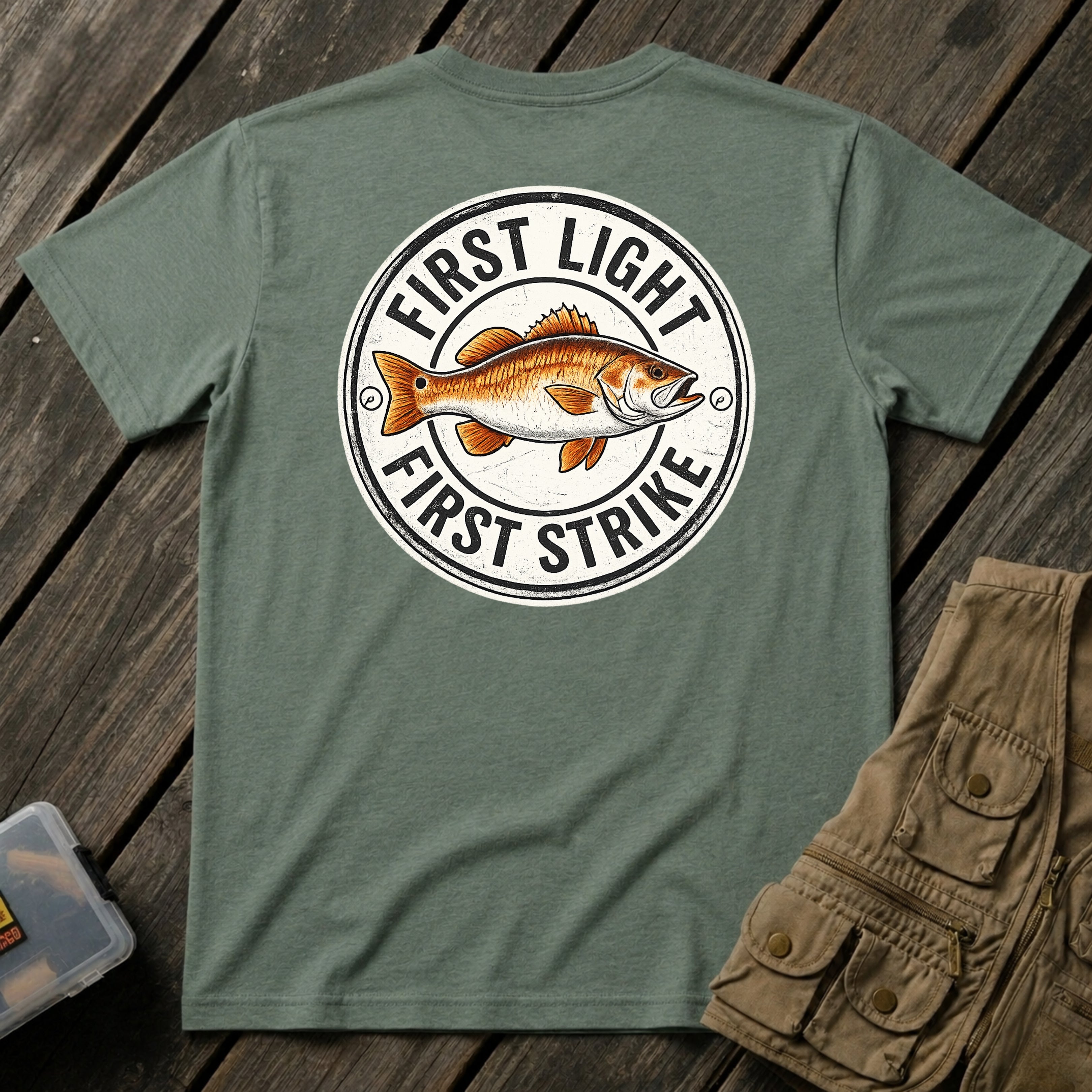 🐟First Light First Strike Badge  Back3