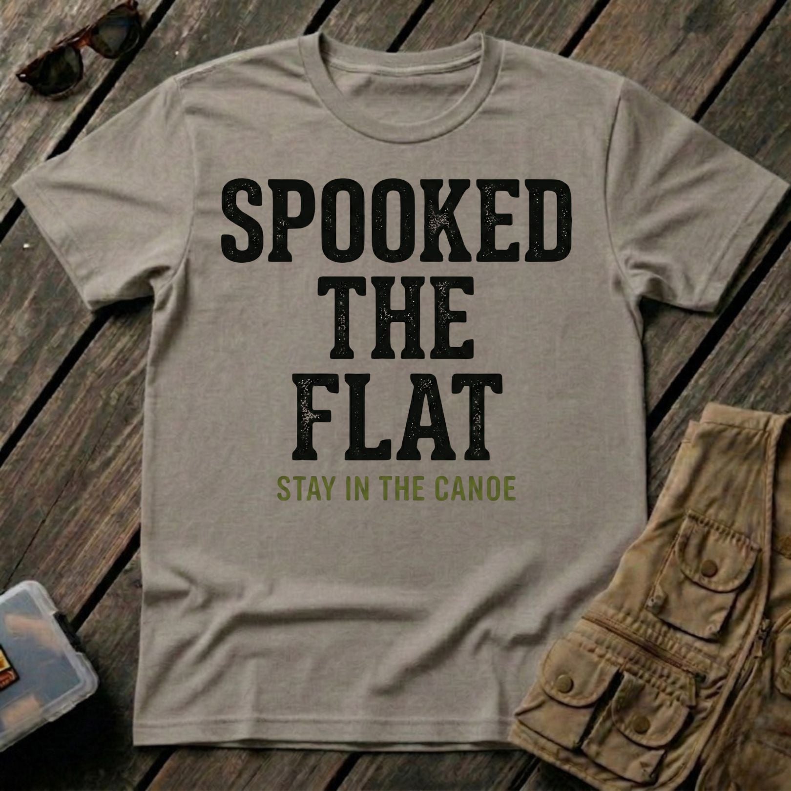 Spooked The Flat Stay In The Canoe