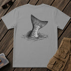 🐟Speckled Trout Tailing Black & White Back Design