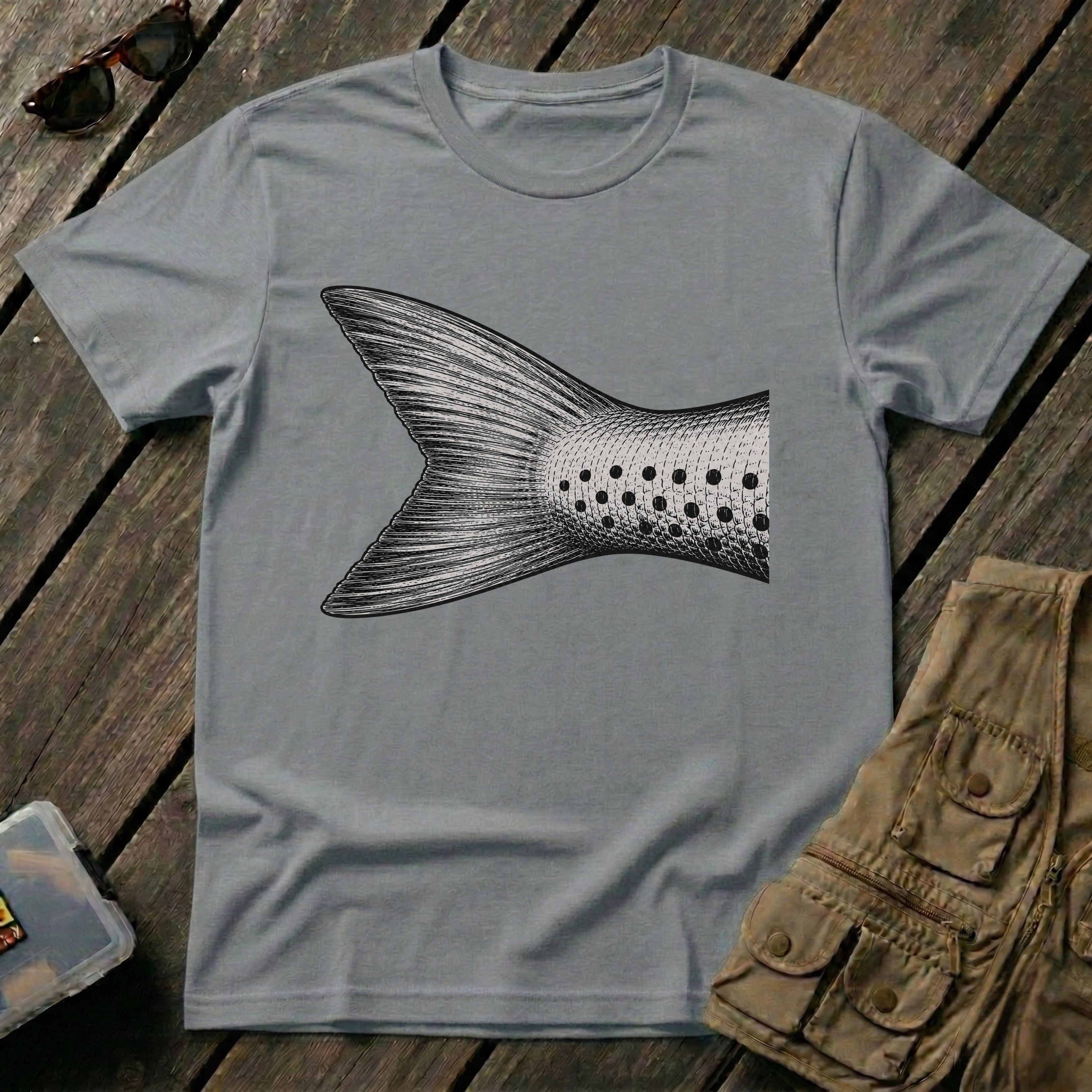 Speckled Trout Tail Horizontal