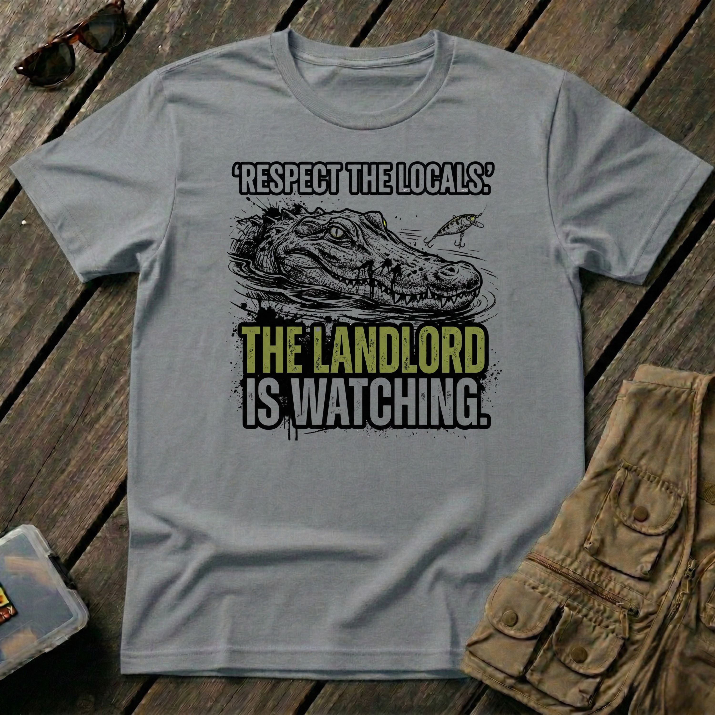 Respect The Locals The Landlord is Watching