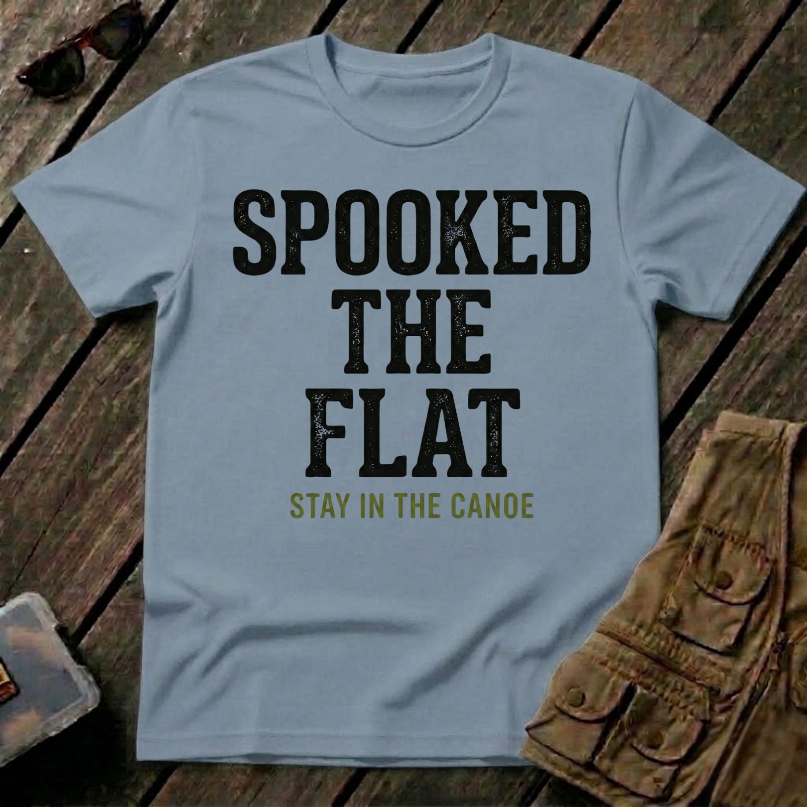 Spooked The Flat Stay In The Canoe