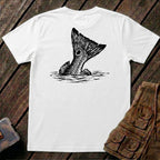 🐟Redfish Tailing Black & White Back Design