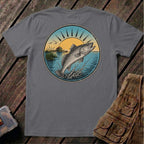🐟Trout in Morning Sun Aqua_Back Design