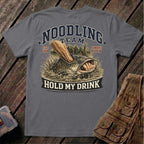 🐟Noodling Team Hold My Drink Back Design