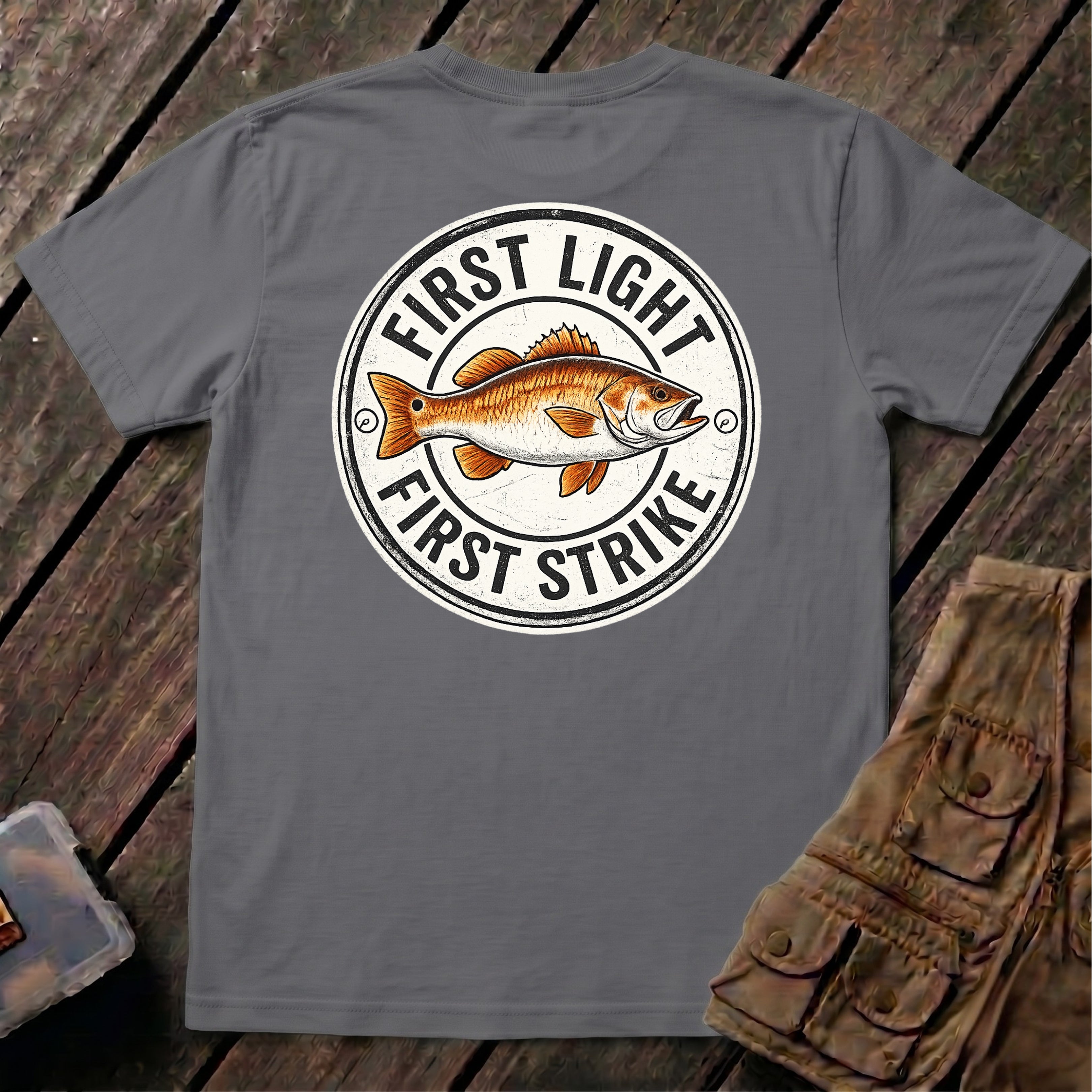 🐟First Light First Strike Badge  Back3