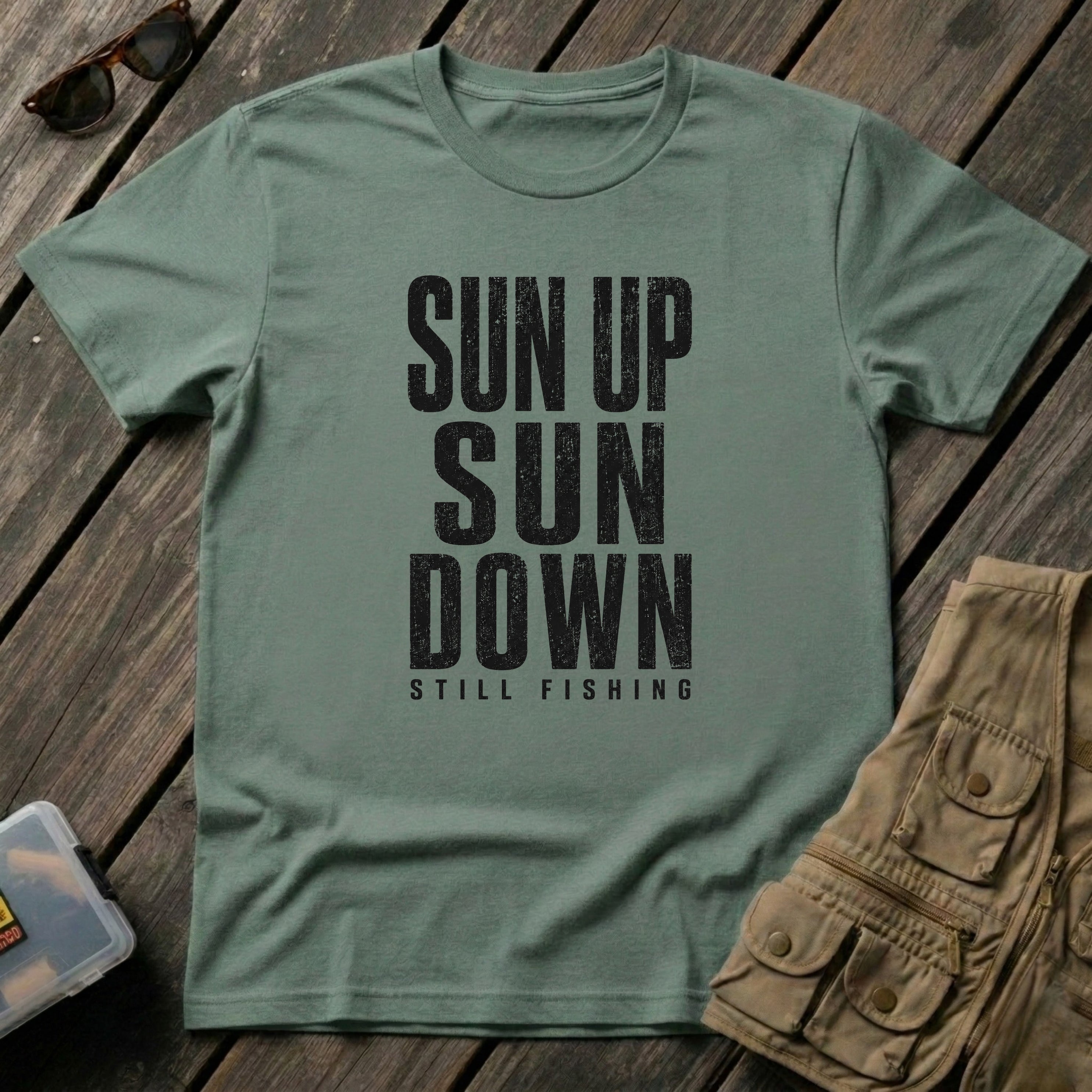 Sun Up Sun Down Still Fishing