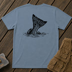 🐟Redfish Tailing Black & White Back Design