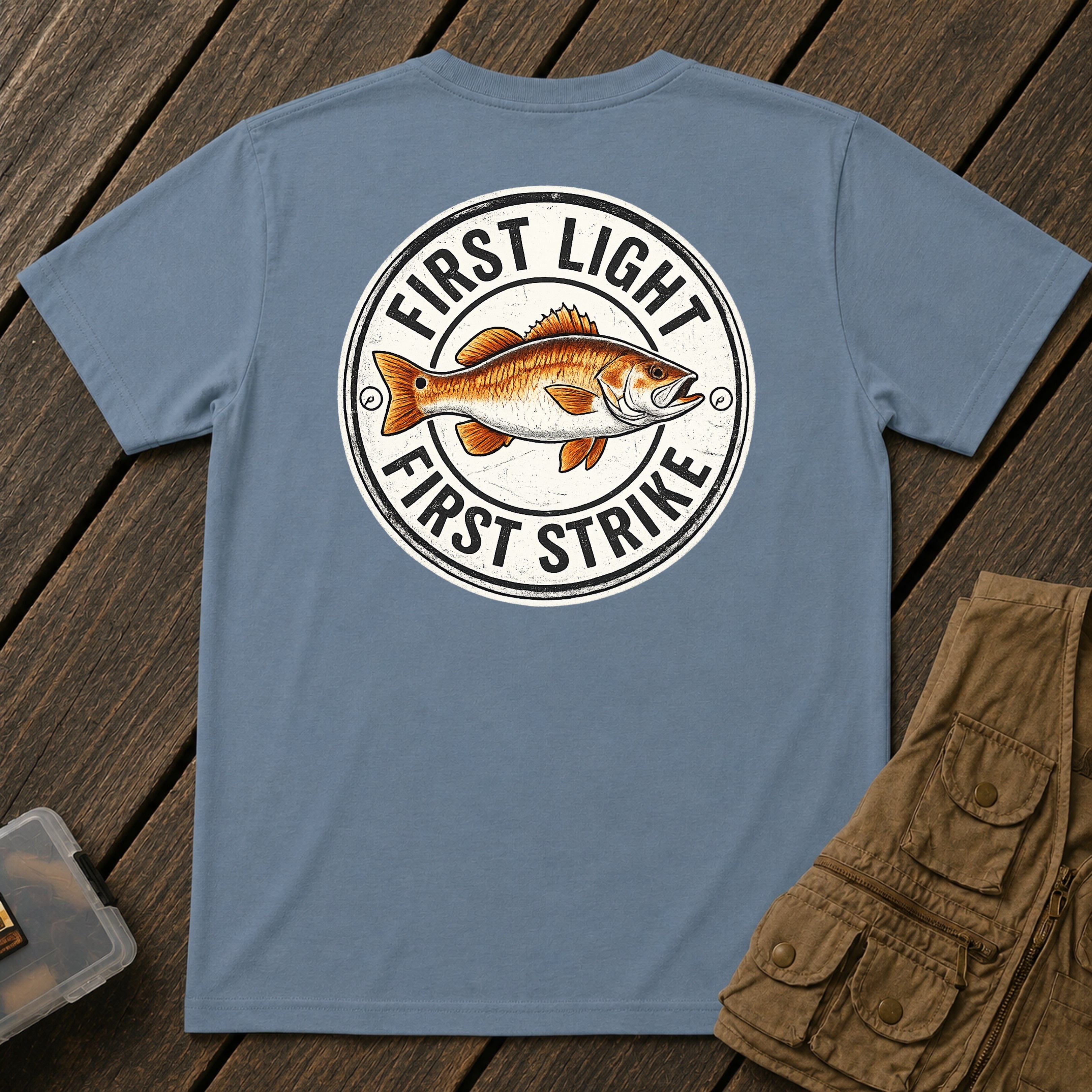🐟First Light First Strike Badge  Back3