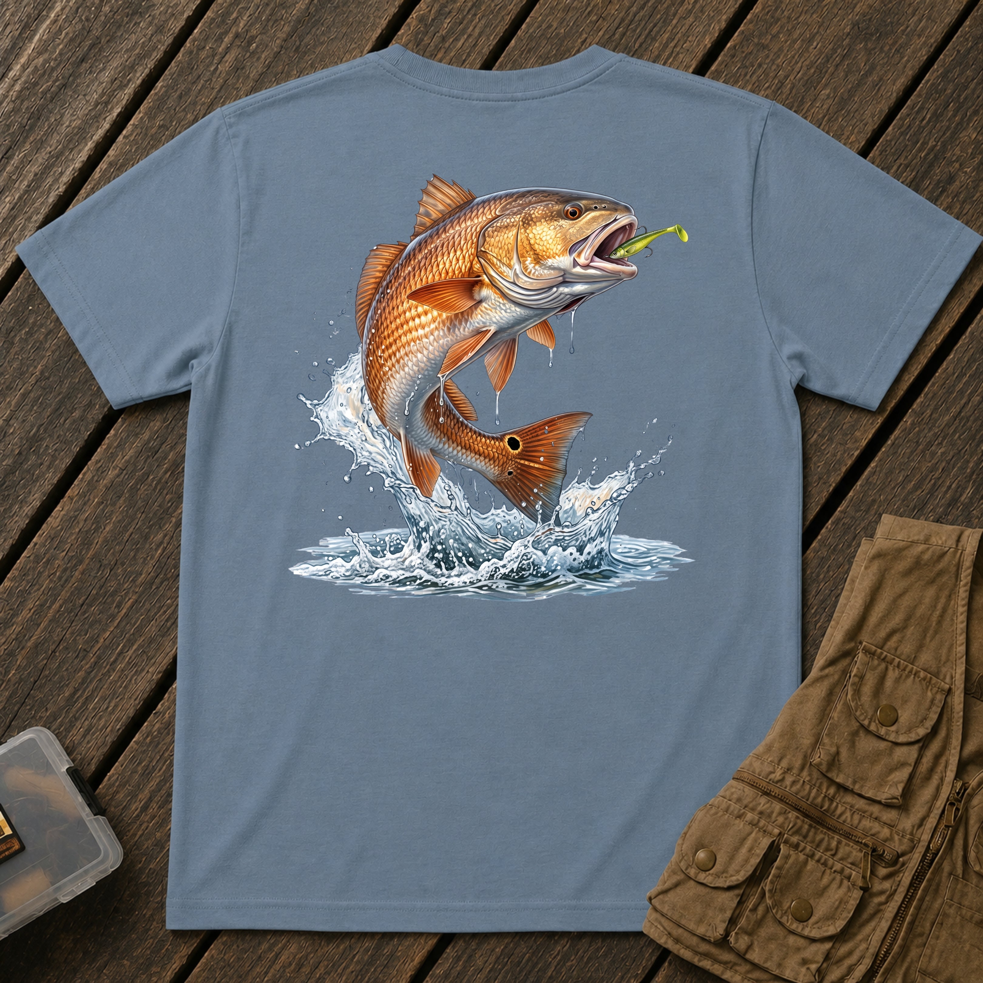 🐟Red Jumping for Lure Back Design
