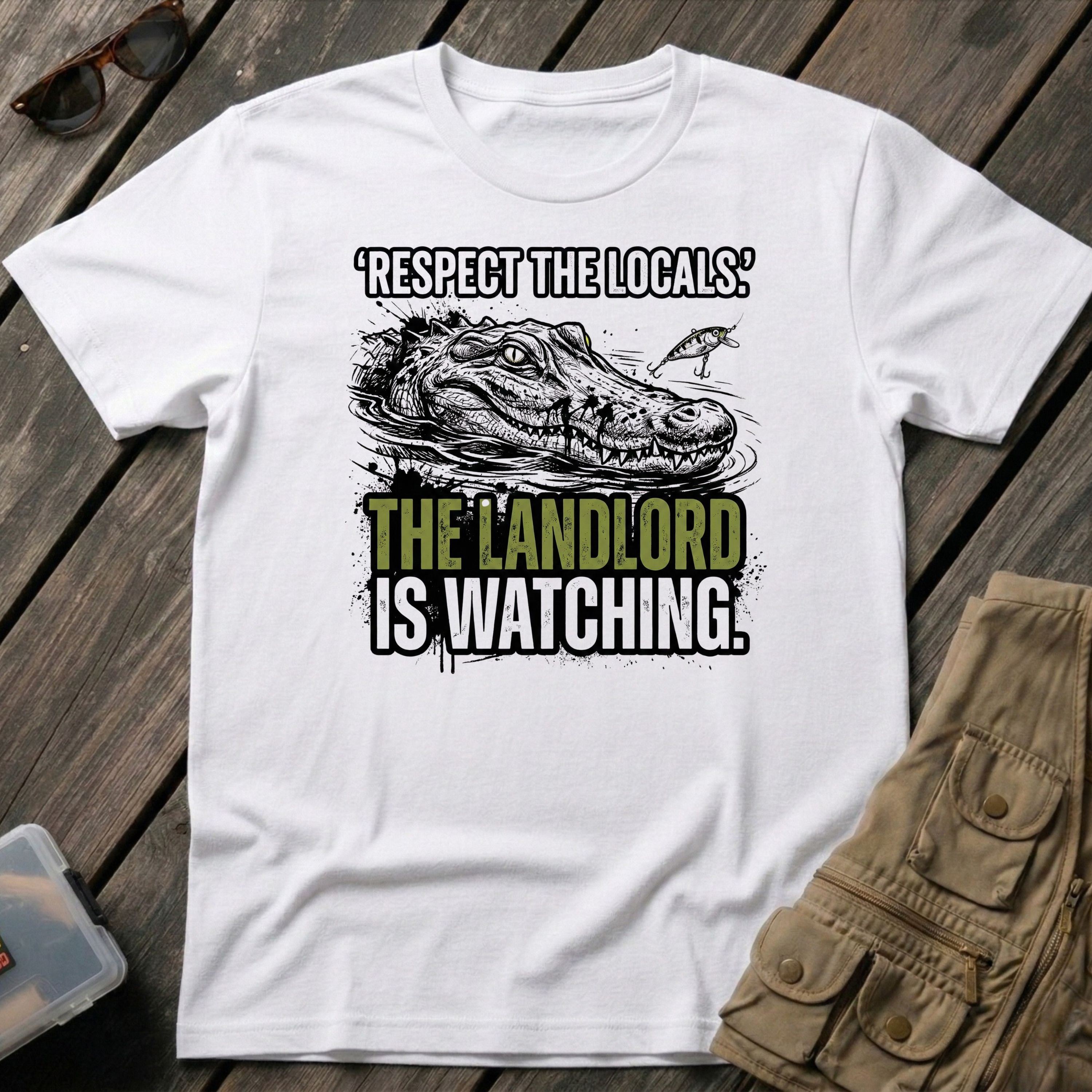 Respect The Locals The Landlord is Watching