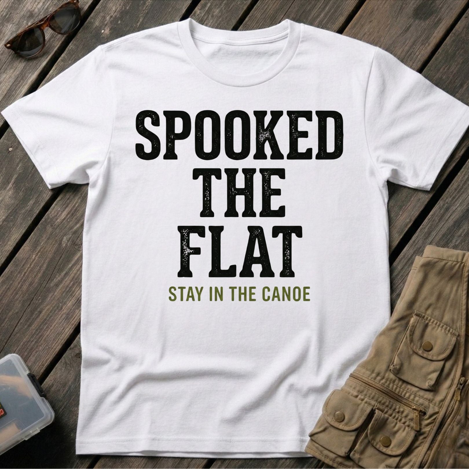 Spooked The Flat Stay In The Canoe